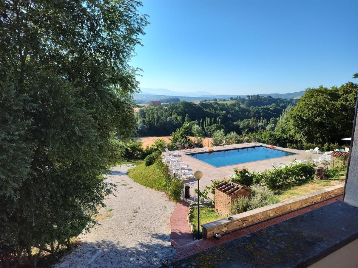 Abadia Farneto Villa Gubbio Bagian luar foto